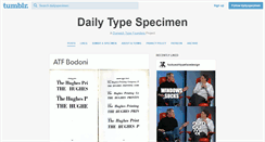Desktop Screenshot of dailytypespecimen.com